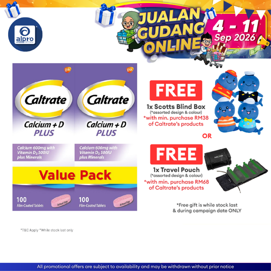 Caltrate 600 Plus 2x100s | Bone Health Formation Caltrate
