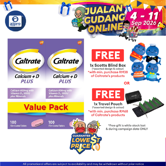 Caltrate 600 Plus 2x100s | Bone Health Formation Caltrate