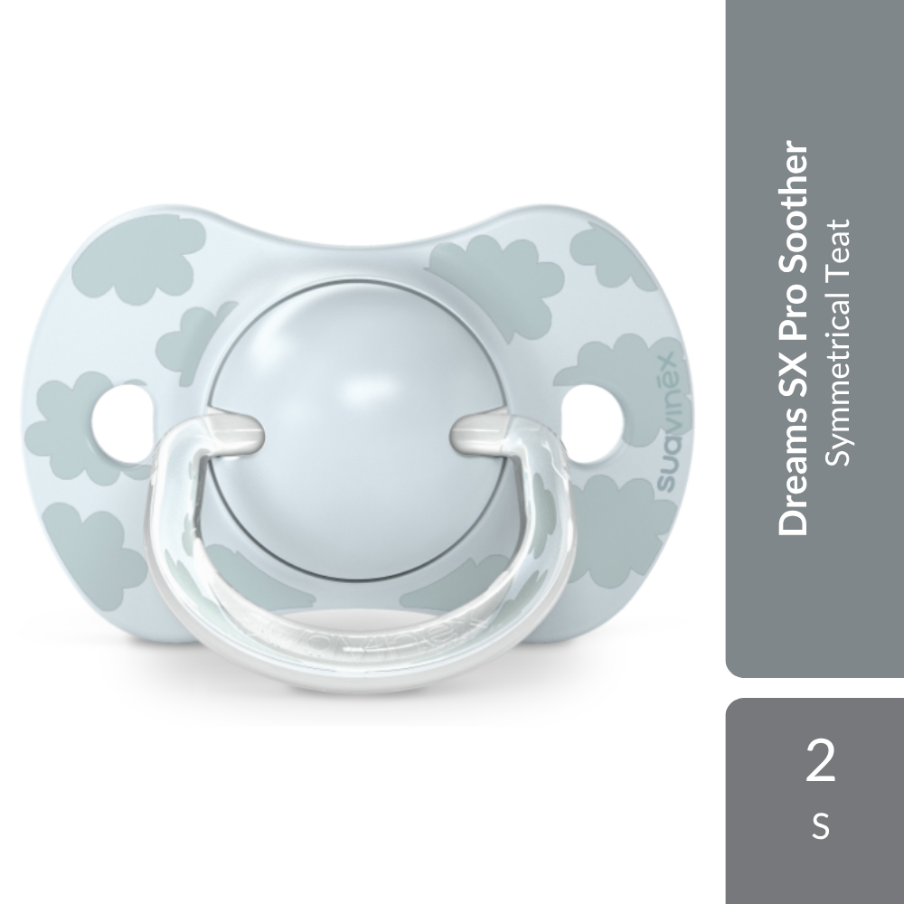 Suavinex Dreams Physiological Soother SX Pro Silicone Teat 0-6M 2s | Symmetrical Teat Suavinex