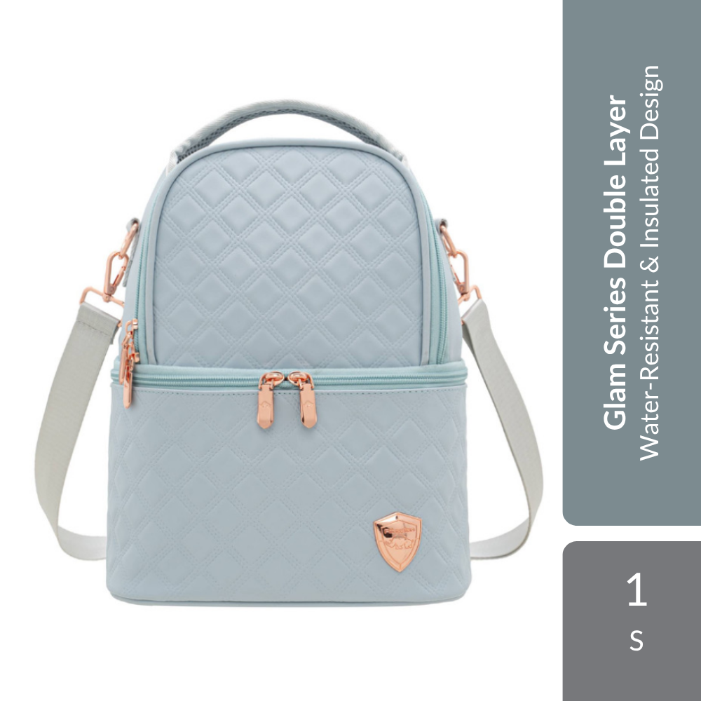 Princeton Glam Series Double Layer Cooler Bag 1s | Water-Resistant & Insulated Design For Long-Lasting Cooling Alpro Baby