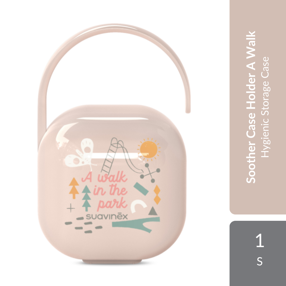 Suavinex Soother Case Holder A Walk 1s | Hygienic Storage Case For Keeping Soother Clean & Protected Suavinex