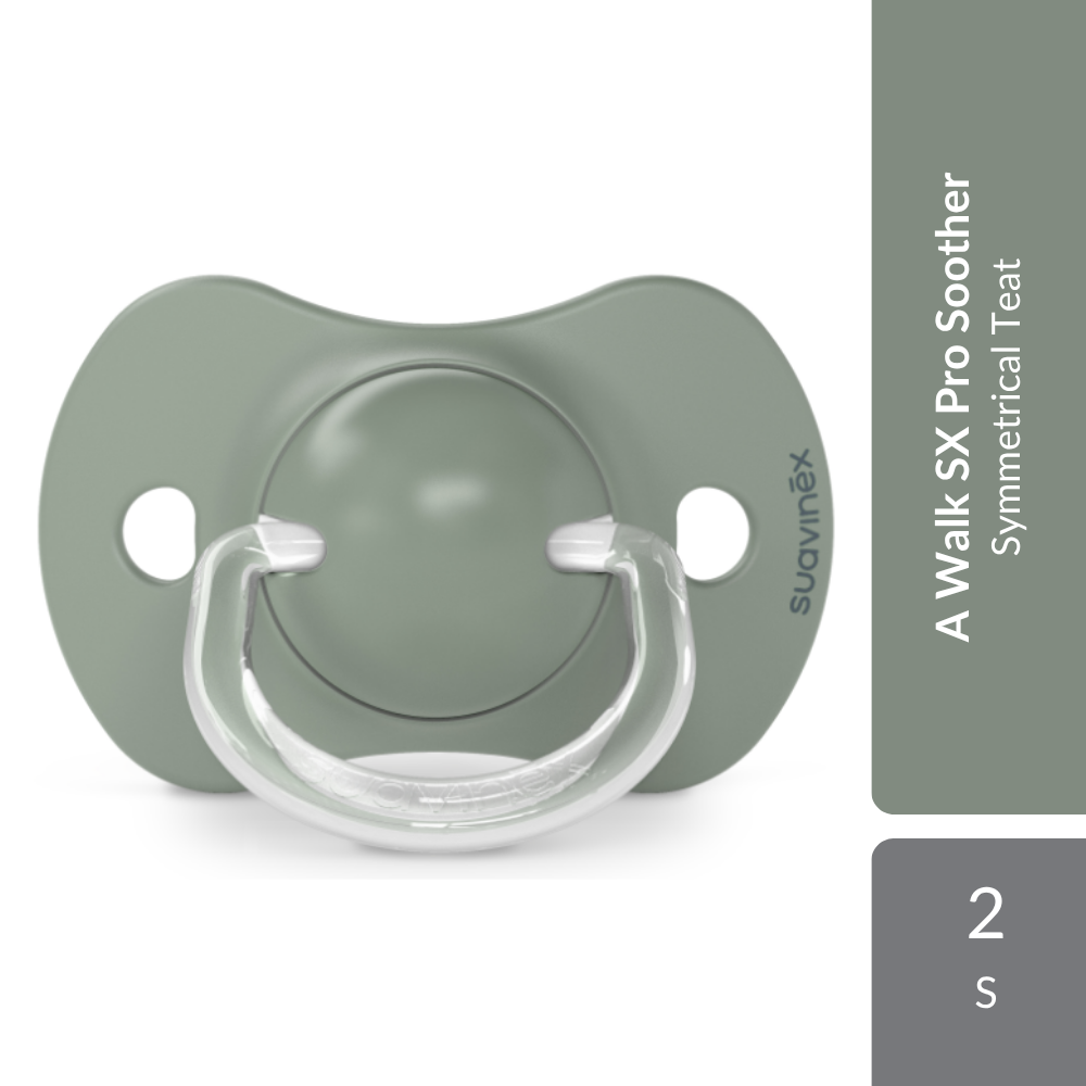 Suavinex A Walk Physiological Soother SX Pro Silicone Teat 6-18M 2s | Symmetrical Teat Suavinex