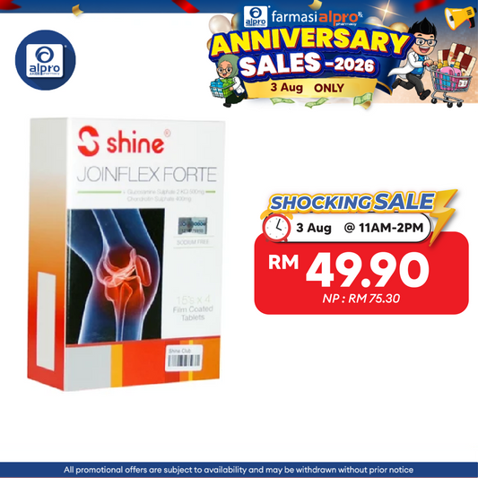 Shine Jointflex Forte 60s | Joint Health Shine