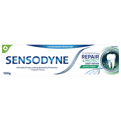 Sensodyne Repair & Protect – Extra Fresh (100g ×2s) | Advanced Sensitivity & Cavity Protection