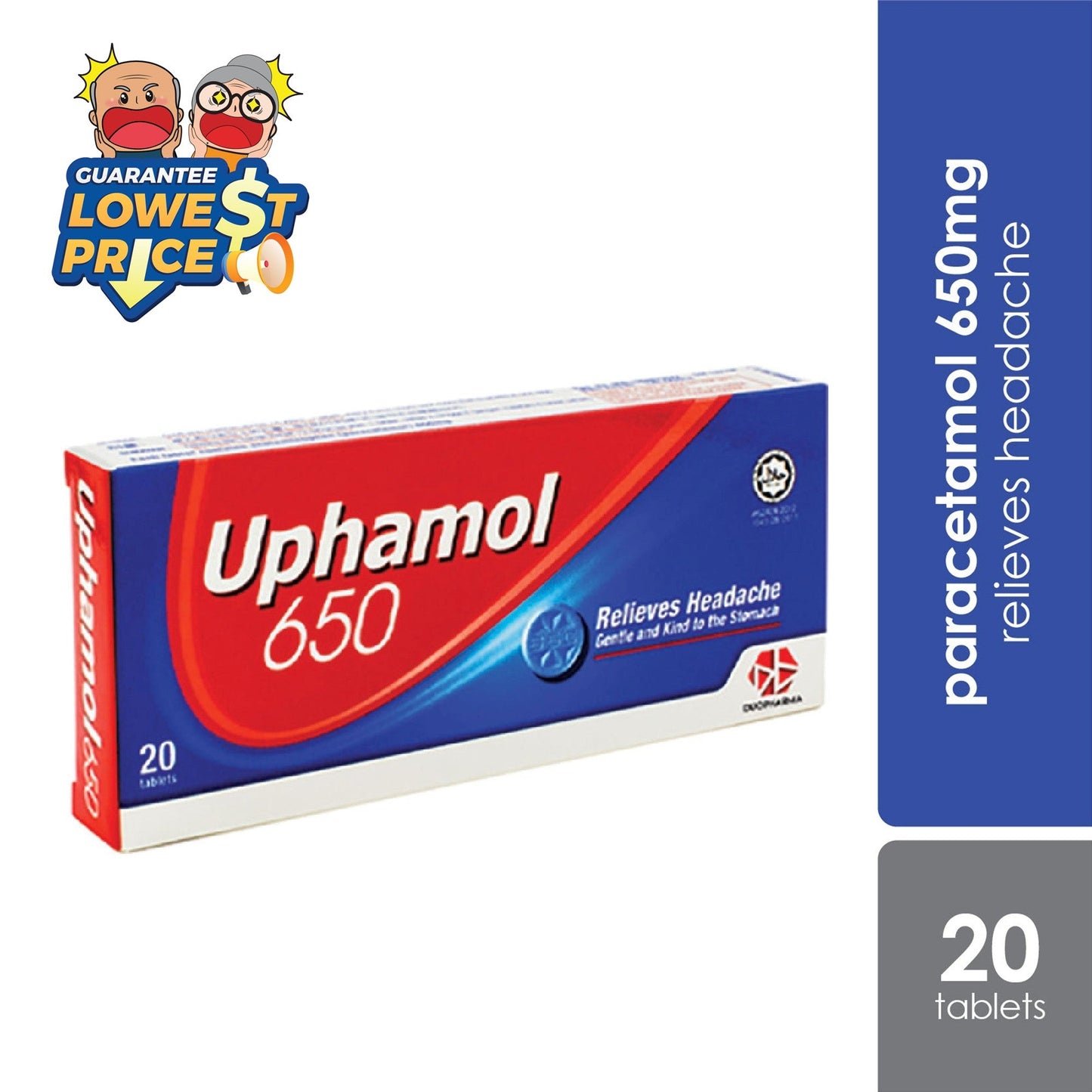 Uphamol 650 2x10s Uphamol