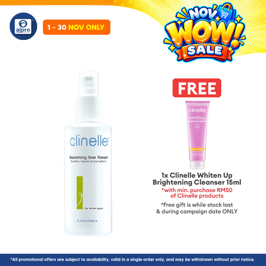 Clinelle Soothing Skin Toner 150ml