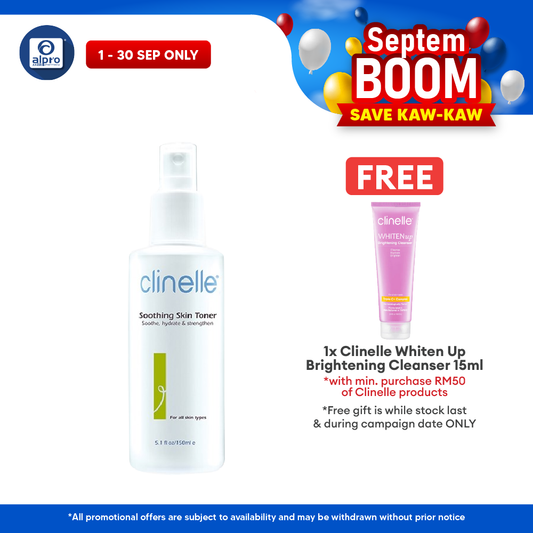 Clinelle Soothing Skin Toner 150ml Polylab