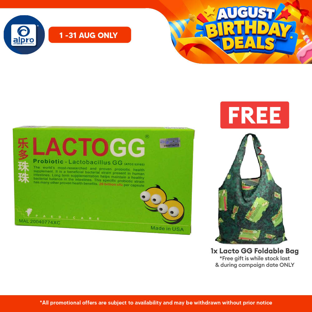 Lacto GG Probiotics 30s | Gut Health Probiocare