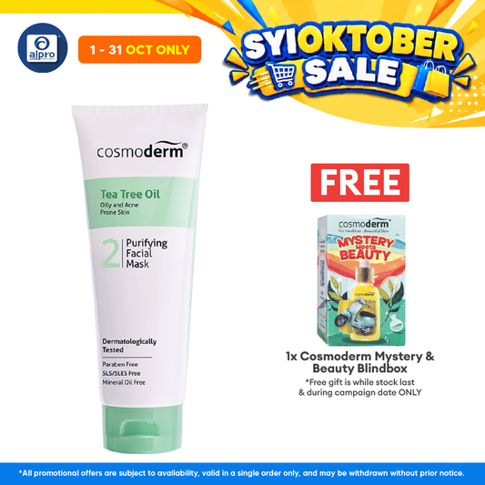 Cosmoderm Tea Tree Oil Purifying Facial Mask 100ml