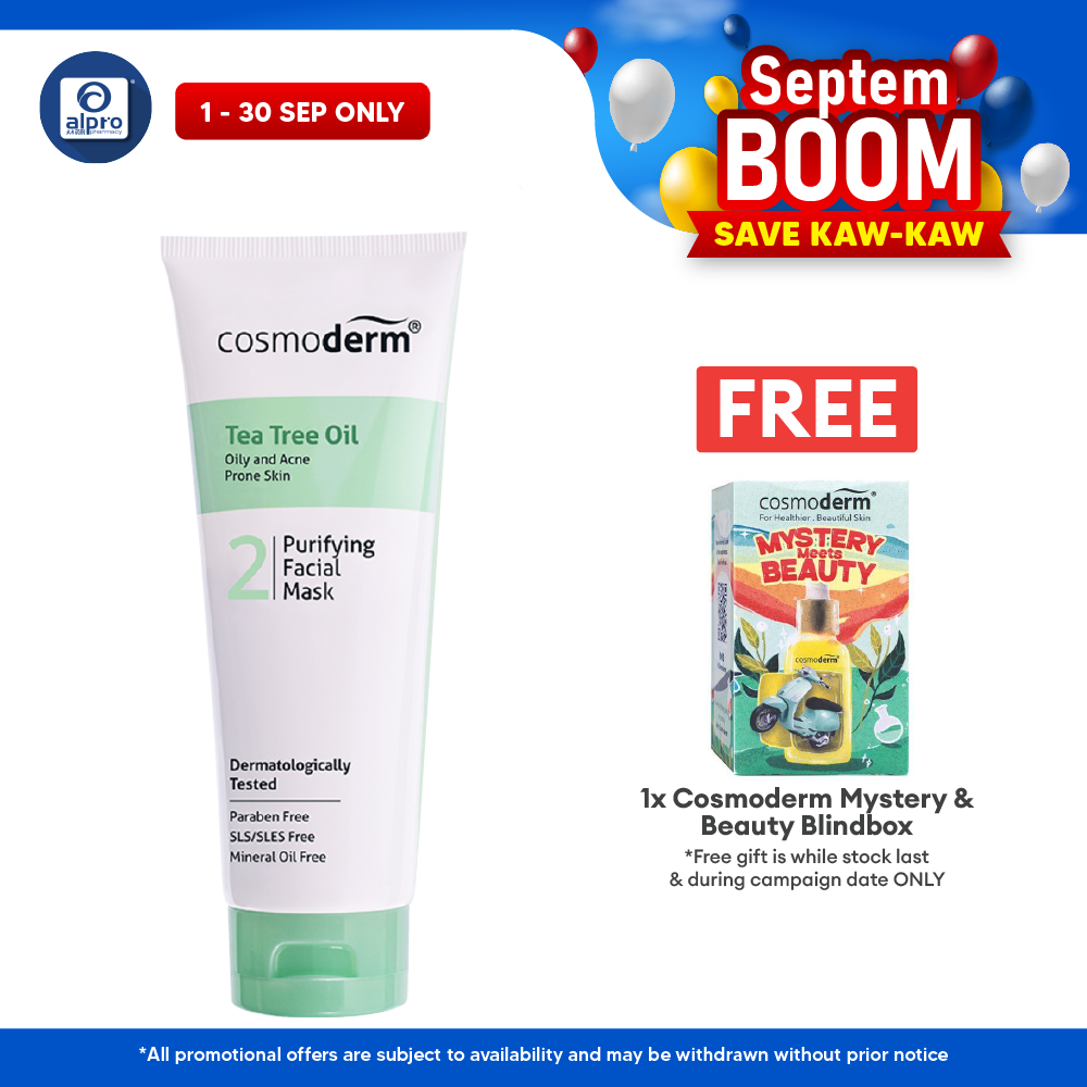 Cosmoderm Tea Tree Oil Purifying Facial Mask 100ml Cosmoderm