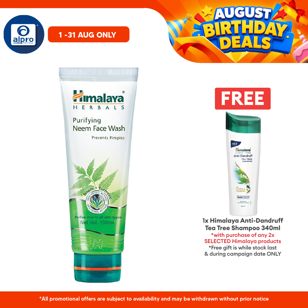 Himalaya Purifying Neem Face Wash 100ml Himalaya