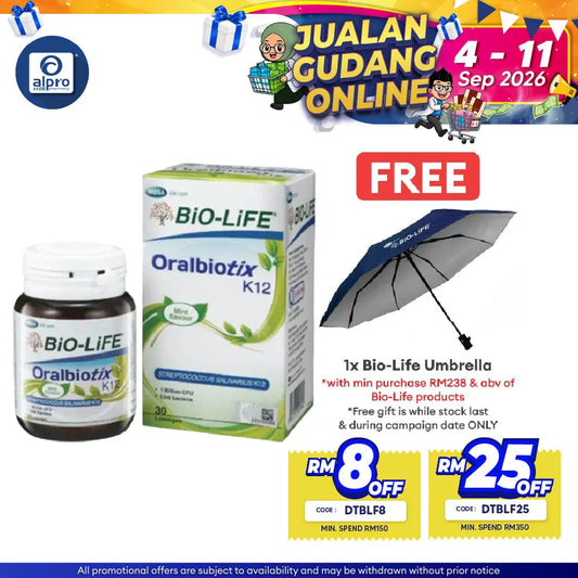 Bio-Life Oralbiotix K12 30s | Daily Supplement Bio-life