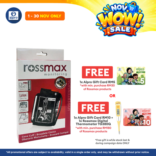 Rossmax Cone Cuff L 34cm - 46cm | Promotes Blood Pressure Measurement