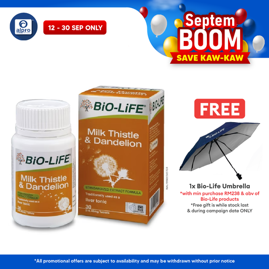 Bio-Life Milk Thistle & Dandelion 30s | Daily Supplement