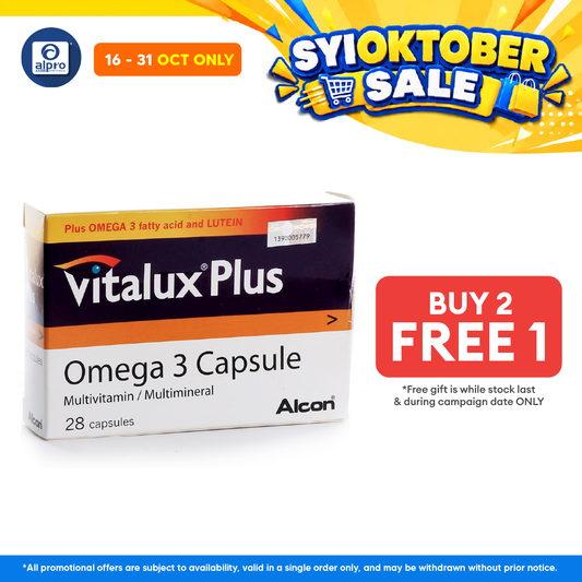 Vitalux Plus Omega 3 2x14s | Eye Health