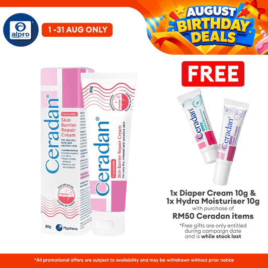 Ceradan Skin Repair Cream 80g | Rebuild Skins Protective Barrier Ceradan