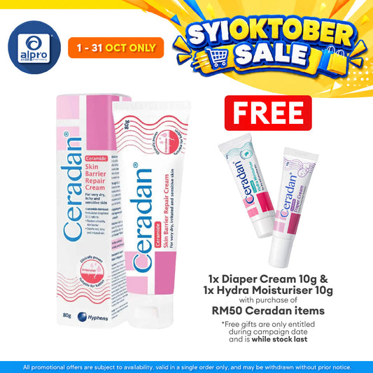 Ceradan Skin Repair Cream 80g | Rebuild Skins Protective Barrier
