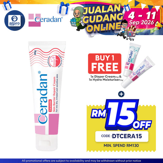 Ceradan Skin Repair Cream 80g | Rebuild Skins Protective Barrier Ceradan