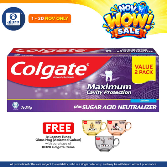 Colgate Sugar Acid Neutralizer 225g 2s | Anticavity Toothpaste