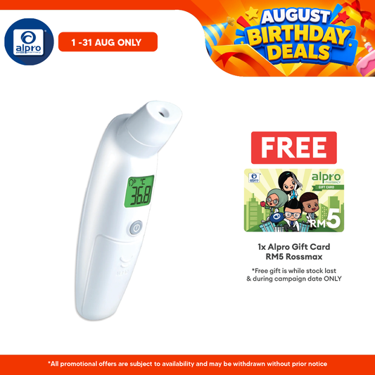 Rossmax RX-HA500 Non Contact Forehead Thermometer | 5 Years Warranty Rossmax