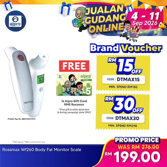 Rossmax RX-HA500 Non Contact Forehead Thermometer | 5 Years Warranty Rossmax