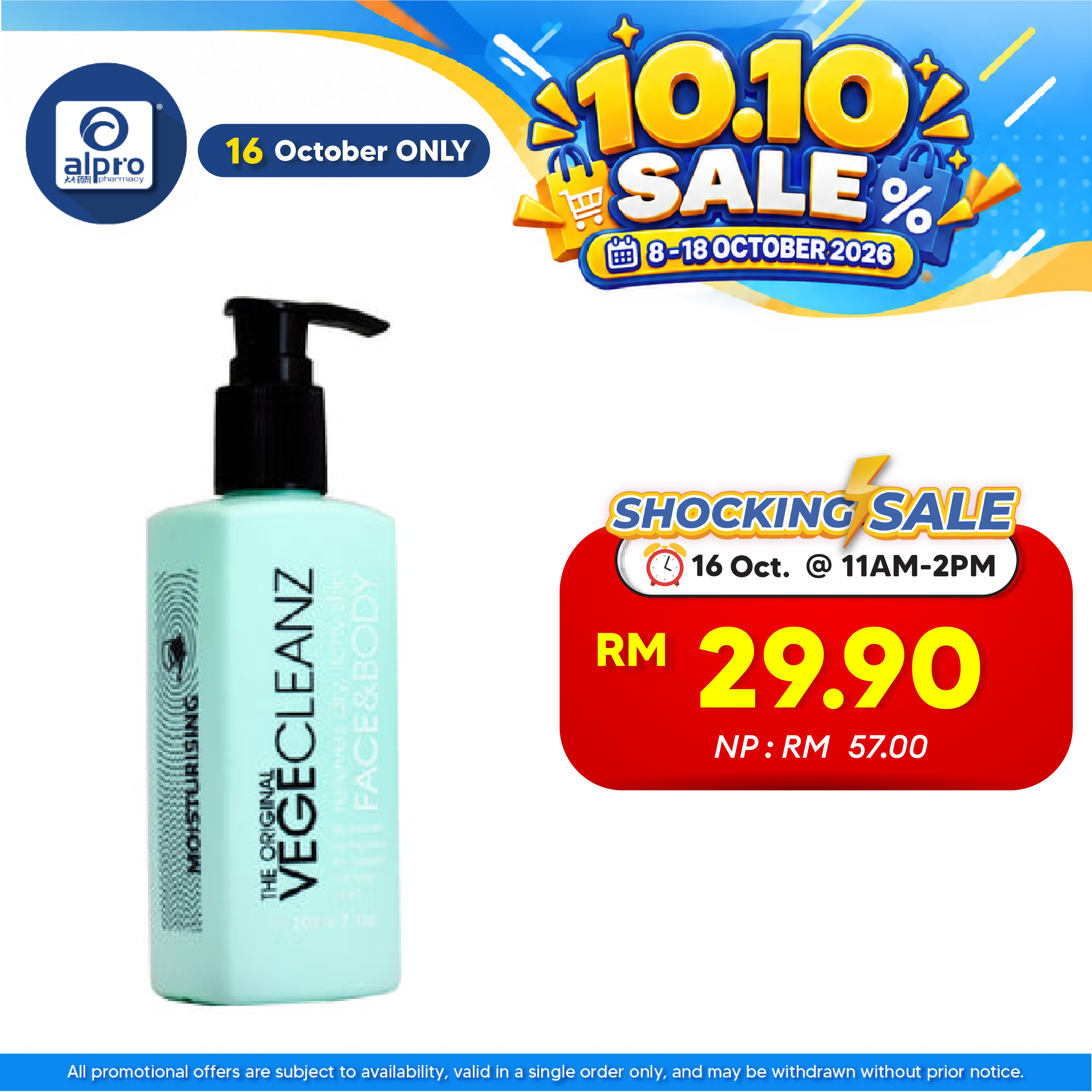 The Original Vegecleanz Face & Body 200ml | Gentle Cleanser