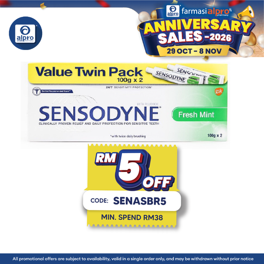 Sensodyne Freshmint 100g 2s | Promotes Healthy Gums