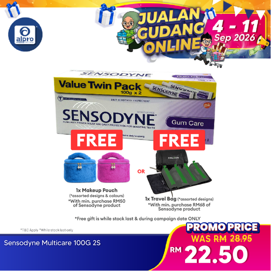Sensodyne Gum Care 100g 2s | Reduce Oral Bacteria Sensodyne