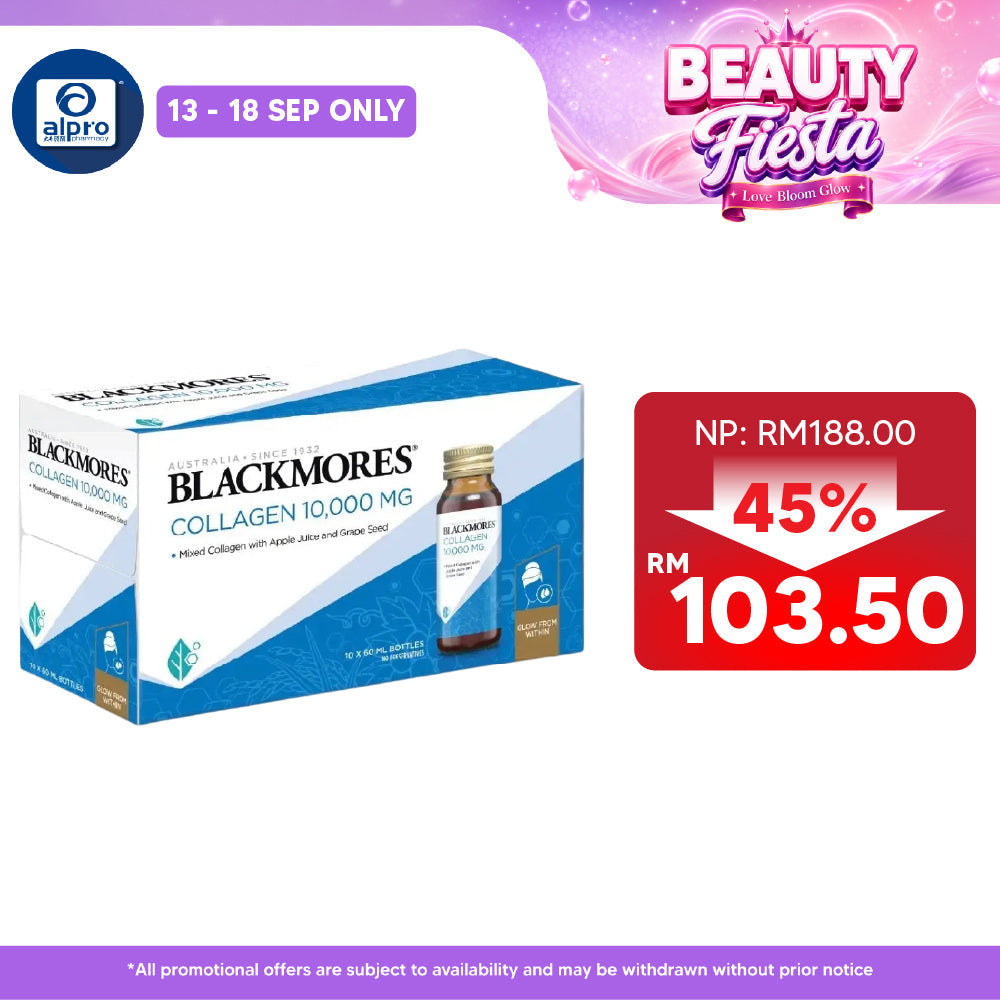 Blackmores Collagen 10000mg 10s | Radiant Youthful Beauty