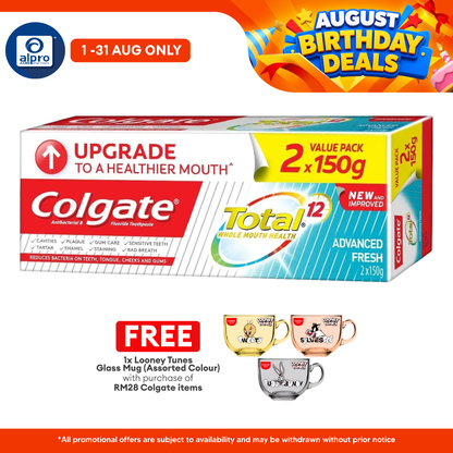 Colgate Total 12 Hour Protection Advance Fresh 150g 2s Colgate
