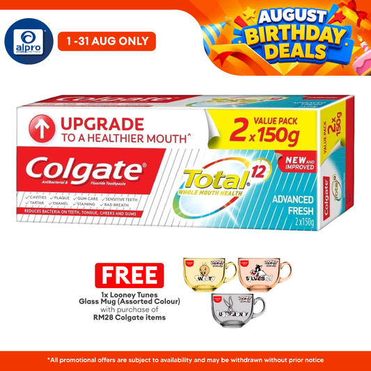 Colgate Total 12 Hour Protection Advance Fresh 150g 2s Colgate