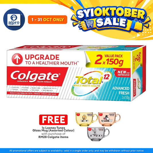 Colgate Total 12 Hour Protection Advance Fresh 150g 2s
