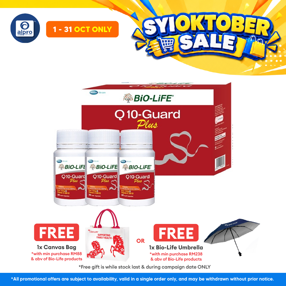 Bio-life Co Q10 Guard Plus 150mg 3x30s