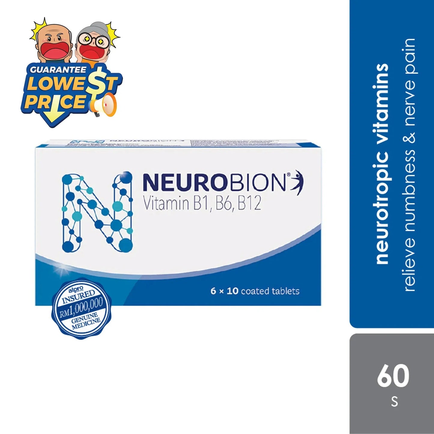 Neurobion 6x10s | Relieve Numbess and Nerve Pain Neurobion