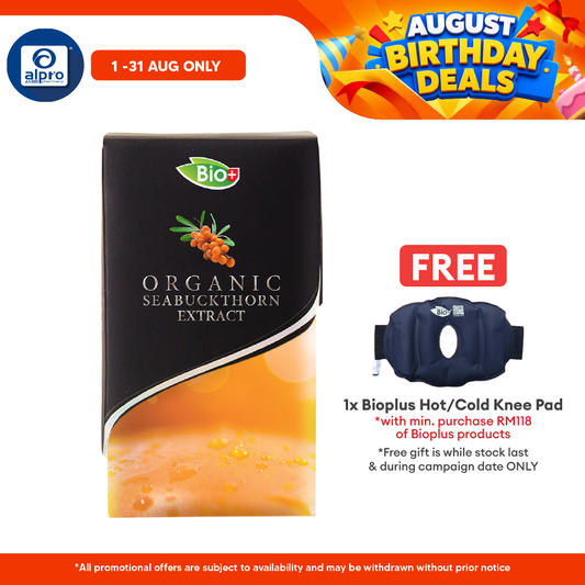 Bioplus Organic Seabuckthorn Extract 60s | Skin Nourishment & Anti-Aging Alpro Pharmacy