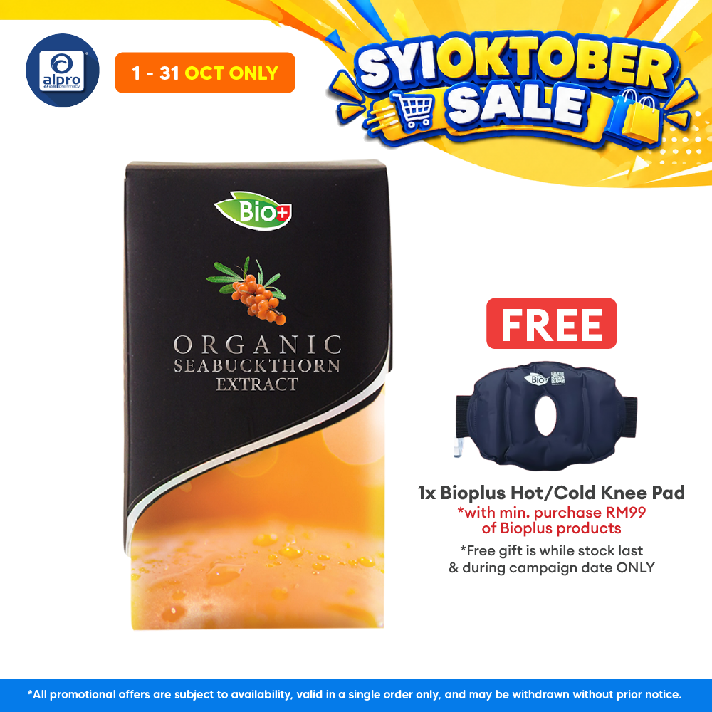 Bioplus Organic Seabuckthorn Extract 60s | Skin Nourishment & Anti-Aging