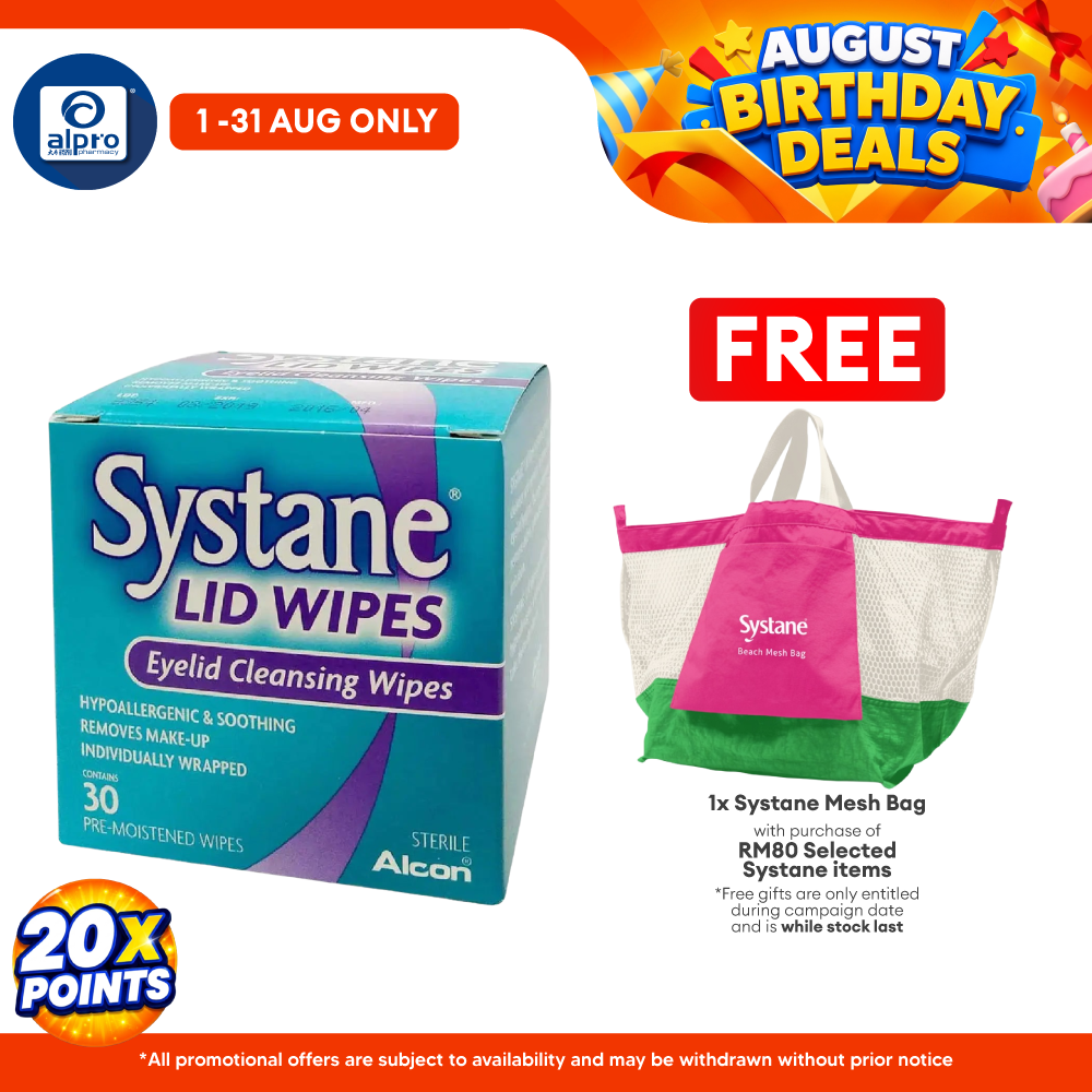 Alcon Systane Lid Wipes 30s Alcon