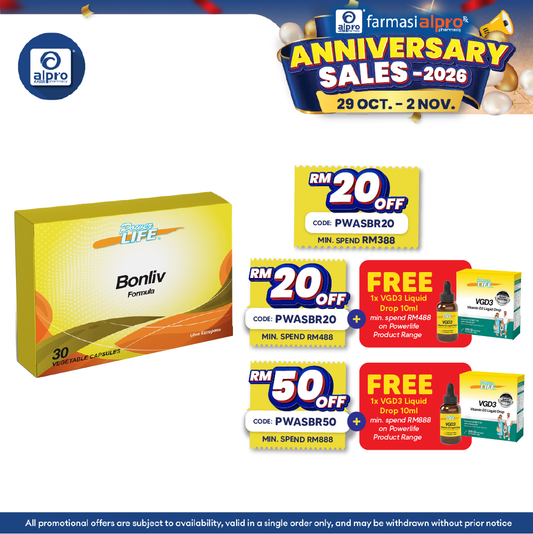 Powerlife Bonliv Formula 30s | Strengthen Bone