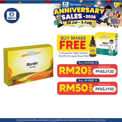 Powerlife Bonliv Formula 30s | Strengthen Bone Powerlife