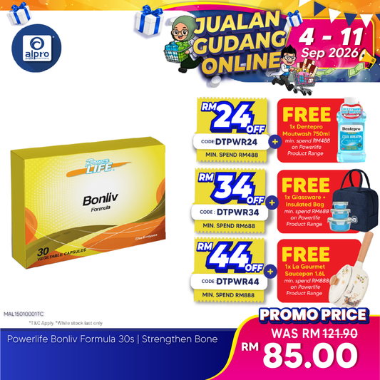 Powerlife Bonliv Formula 30s | Strengthen Bone Kinohimitsu