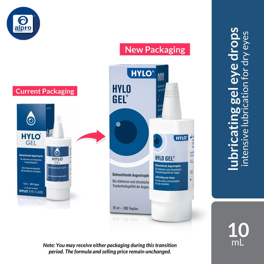 Hylo-Gel 2mg/ml Eye Drops 10ml | Intensive Lubrication For Dry Eyes Ursapharm