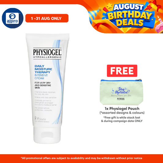 Physiogel Hypoallergenic DMT Intensive Cream 100ml | Long-Lasting Hydration Physiogel