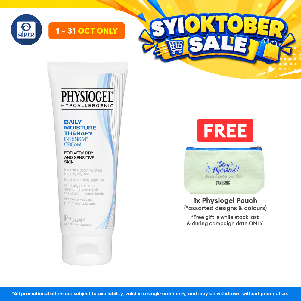 Physiogel Hypoallergenic DMT Intensive Cream 100ml | Long-Lasting Hydration