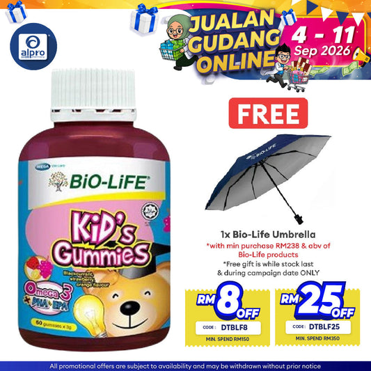 Bio-Life Kids Gummies Omega 3 Dha & Epa 60s | Healthy Development Bio-life