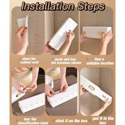 [Group Buy Delivery Starts 27/1/2026] Wall Mounted Sock Storage Box 1s | High Quality Group Buy