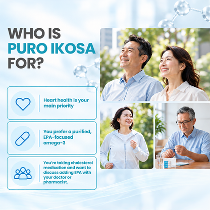 Puro Ikosa-EPA 489mg Softgel 60s | Pure EPA Omega 3 Health Supplement