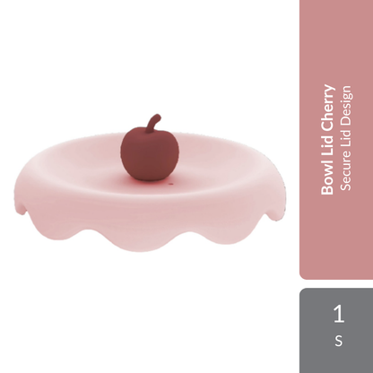 Samu Giken Bowl Lid Cherry 1s | Secure Lid Design For Fresh Food Storage & Easy Feeding Samu Giken