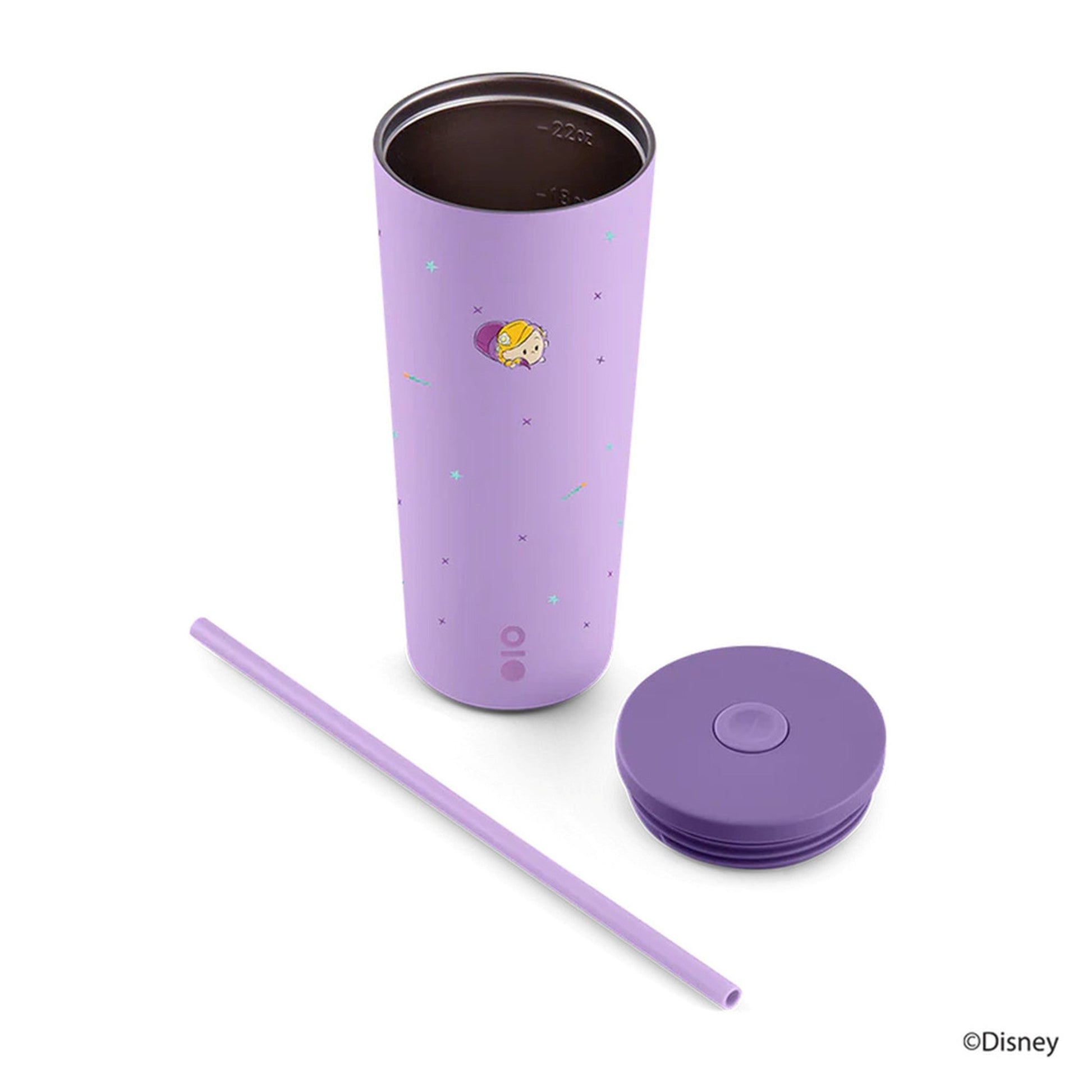 Montigo Disney Tsum Tsum Collection Sense Straw Cup 650mL (Beauty & The Beast/ Ariel & Flounder/ Rapunzel & Pascal) Montigo
