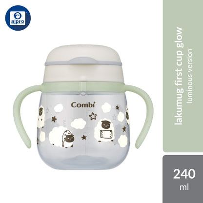 Combi Baby Lakumug First Cup Glow 240ml (PW) | Applicable Age: 5 Months+