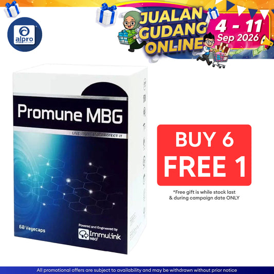 Promune MBG Mushroom Beta Glucan  500mg 60s | For Immune Health Promune